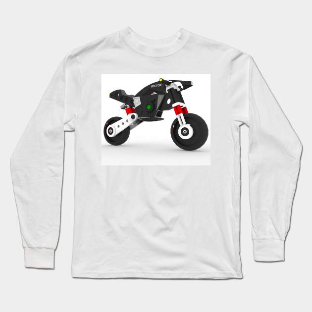 Motocross One Long Sleeve T-Shirt by Rizaldiuk